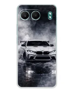Чехол для OnePlus Nord 4 с картинкой «BMW сквозь туман»