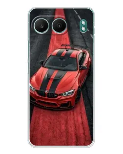 Чехол для OnePlus Nord 4 с картинкой «BMW на красной дорожке»