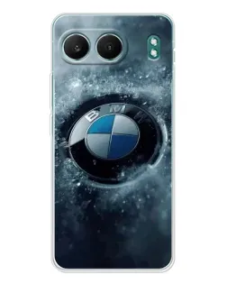 Чехол для OnePlus Nord 4 с картинкой «Логотип BMW — лед» Чехол для OnePlus Nord 4 с картинкой «Логотип BMW — лед»