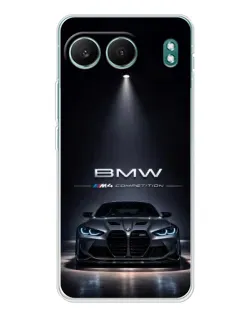 Чехол для OnePlus Nord 4 с картинкой «BMW сквозь ночной город» Чехол для OnePlus Nord 4 с картинкой «BMW сквозь ночной город»