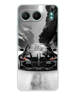 Чехол для OnePlus Nord 4 с картинкой «BMW — акварельный дрифт» Чехол для OnePlus Nord 4 с картинкой «BMW — акварельный дрифт»