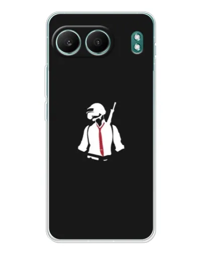 Чехол для OnePlus Nord 4 с картинкой «PUBG — силуэт воина» Чехол для OnePlus Nord 4 с картинкой «PUBG — силуэт воина»