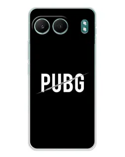 Чехол для OnePlus Nord 4 с картинкой «PUBG — белый логотип»