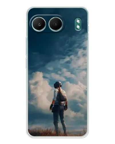 Чехол для OnePlus Nord 4 с картинкой «Герой PUBG на скале» Чехол для OnePlus Nord 4 с картинкой «Герой PUBG на скале»