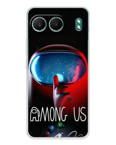 Чехол для OnePlus Nord 4 с картинкой «Красный импостер — макро» Чехол для OnePlus Nord 4 с картинкой «Красный импостер — макро»