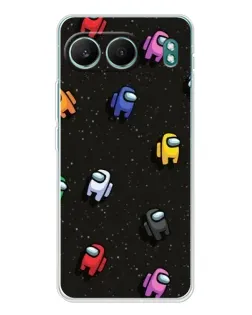 Чехол для OnePlus Nord 4 с картинкой «Космический паттерн Among Us»