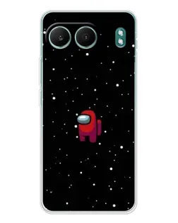 Чехол для OnePlus Nord 4 с картинкой «Красный Among Us»