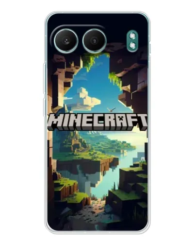 Чехол для OnePlus Nord 4 с картинкой «Пещера Майнкрафт»