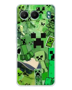 Чехол для OnePlus Nord 4 с картинкой «Криперы Minecraft»