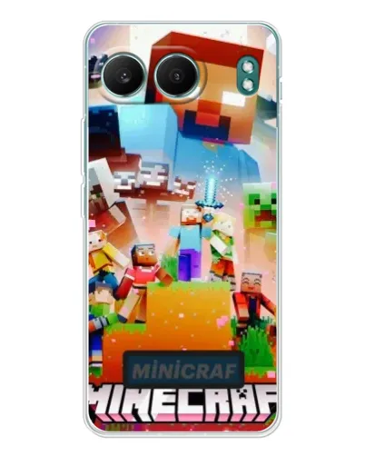 Чехол для OnePlus Nord 4 с картинкой «Minecraft герои игры»