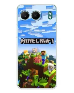 Чехол для OnePlus Nord 4 с картинкой «Minecraft классический мир»