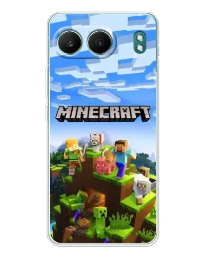 Чехол для OnePlus Nord 4 с картинкой «Minecraft классический мир»