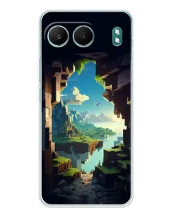 Чехол для OnePlus Nord 4 с картинкой «Вид из пещеры»