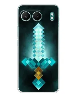 Чехол для OnePlus Nord 4 с картинкой «Алмазный меч неон»