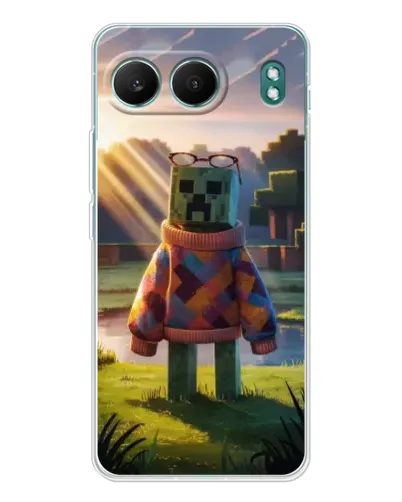 Чехол для OnePlus Nord 4 с картинкой «Крипер в свитере»