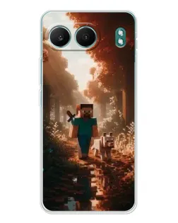 Чехол для OnePlus Nord 4 с картинкой «Стив в лесу»