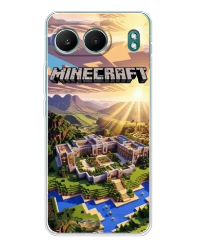Чехол для OnePlus Nord 4 с картинкой «Minecraft панорама»