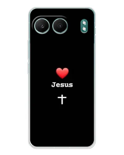 Чехол для OnePlus Nord 4 с картинкой «Сердце - Jesus» Чехол для OnePlus Nord 4 с картинкой «Сердце - Jesus»