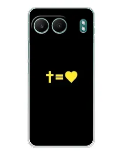 Чехол для OnePlus Nord 4 с картинкой «Сердце и Крест»