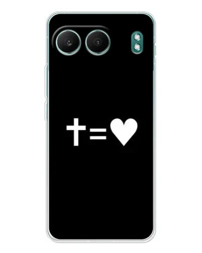 Чехол для OnePlus Nord 4 с картинкой «Крест и Сердце» Чехол для OnePlus Nord 4 с картинкой «Крест и Сердце»