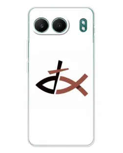 Чехол для OnePlus Nord 4 с картинкой «Рыба и крест»