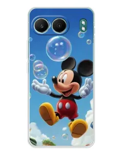 Чехол для OnePlus Nord 4 с картинкой «Mickey и мыльные пузыри»