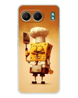 Чехол для OnePlus Nord 4 с картинкой «Губка Боб повар»