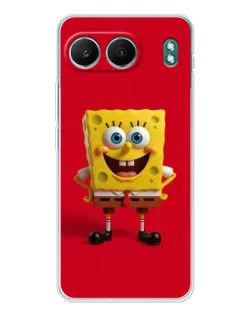 Чехол для OnePlus Nord 4 с картинкой «Спанч Боб на красном»