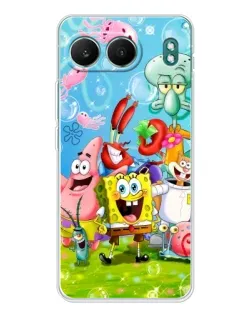Чехол для OnePlus Nord 4 с картинкой «Губка Боб и друзья»