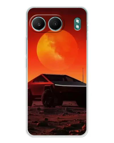 Чехол для OnePlus Nord 4 с картинкой «Cybertruck на Марсе»