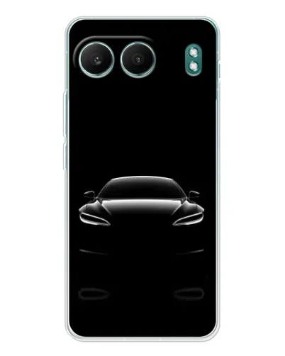 Чехол для OnePlus Nord 4 с картинкой «Силуэт Tesla Night»
