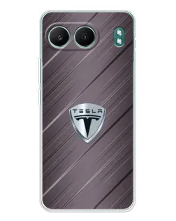 Чехол для OnePlus Nord 4 с картинкой «Металлическая текстура Tesla» Чехол для OnePlus Nord 4 с картинкой «Металлическая текстура Tesla»
