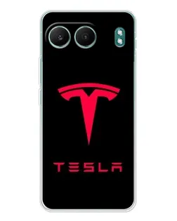 Чехол для OnePlus Nord 4 с картинкой «Tesla Red Logo» Чехол для OnePlus Nord 4 с картинкой «Tesla Red Logo»