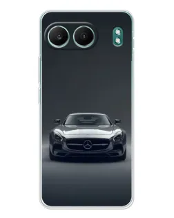 Чехол для OnePlus Nord 4 с картинкой «Mercedes на черном»