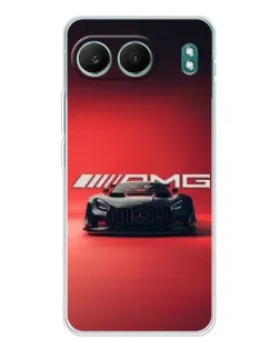 Чехол для OnePlus Nord 4 с картинкой «Mercedes AMG — красная линия»
