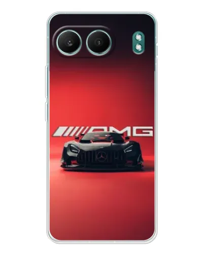 Чехол для OnePlus Nord 4 с картинкой «Mercedes AMG — красная линия»