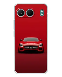 Чехол для OnePlus Nord 4 с картинкой «Красный Mercedes AMG»
