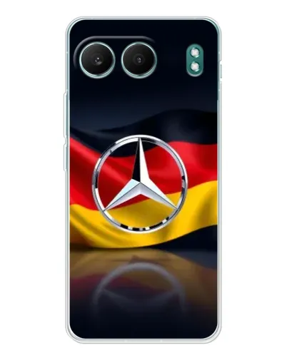 Чехол для OnePlus Nord 4 с картинкой «Mercedes — флаг Германии»