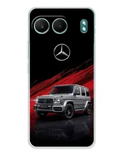 Чехол для OnePlus Nord 4 с картинкой «Mercedes G-Class красный»