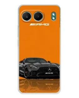 Чехол для OnePlus Nord 4 с картинкой «Оранжевый Mercedes AMG»
