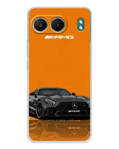Чехол для OnePlus Nord 4 с картинкой «Оранжевый Mercedes AMG»