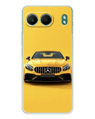 Чехол для OnePlus Nord 4 с картинкой «Желтый Mercedes GT»
