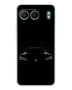 Чехол для OnePlus Nord 4 с картинкой «Mercedes — силуэт авто»