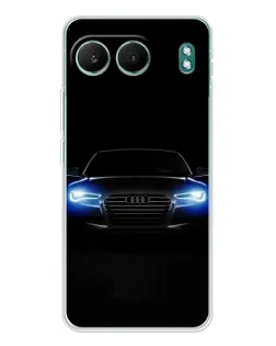 Чехол для OnePlus Nord 4 с картинкой «Audi в неоне»