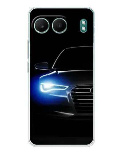 Чехол для OnePlus Nord 4 с картинкой «Неоновый взгляд Audi»