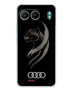 Чехол для OnePlus Nord 4 с картинкой «Графика — пантера и Audi»
