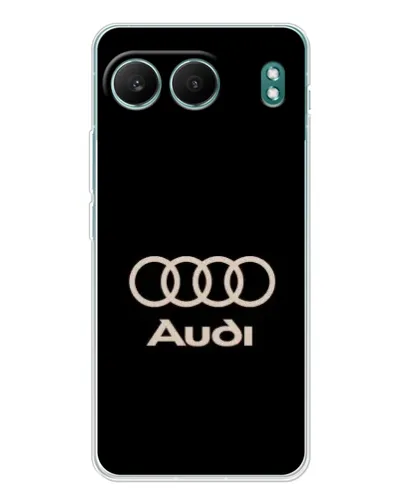 Чехол для OnePlus Nord 4 с картинкой «Audi — золотой логотип»