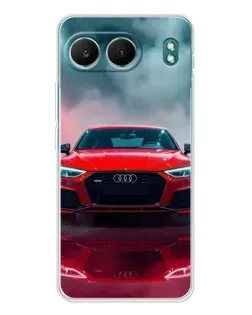 Чехол для OnePlus Nord 4 с картинкой «Audi RS — красный стиль»