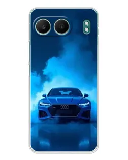 Чехол для OnePlus Nord 4 с картинкой «Audi — голубая энергия»