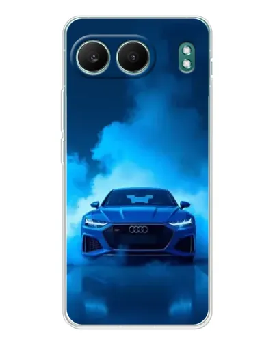 Чехол для OnePlus Nord 4 с картинкой «Audi — голубая энергия»